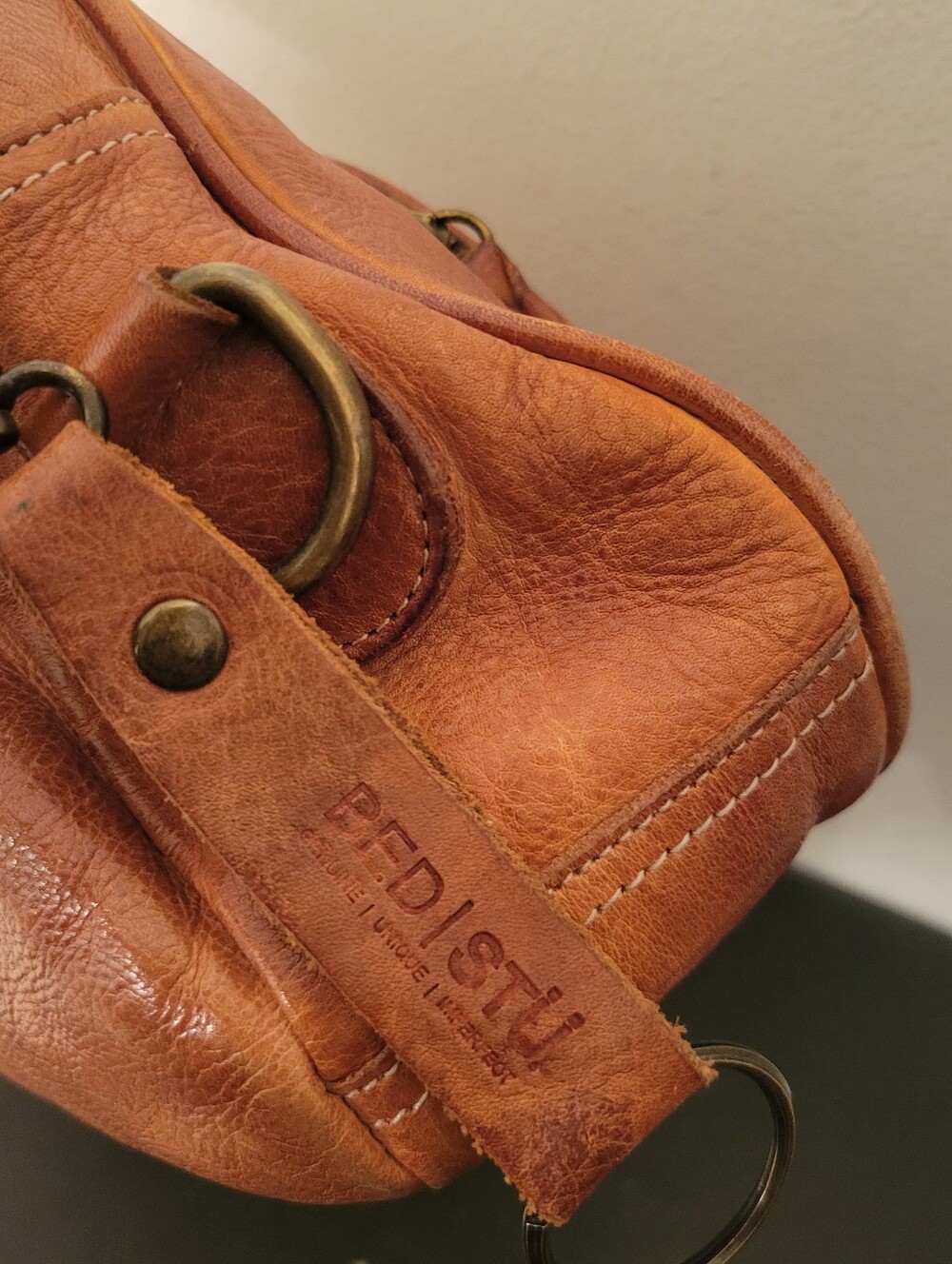 Bed Stu Leather Sholder Bag - Picture 5 of 7